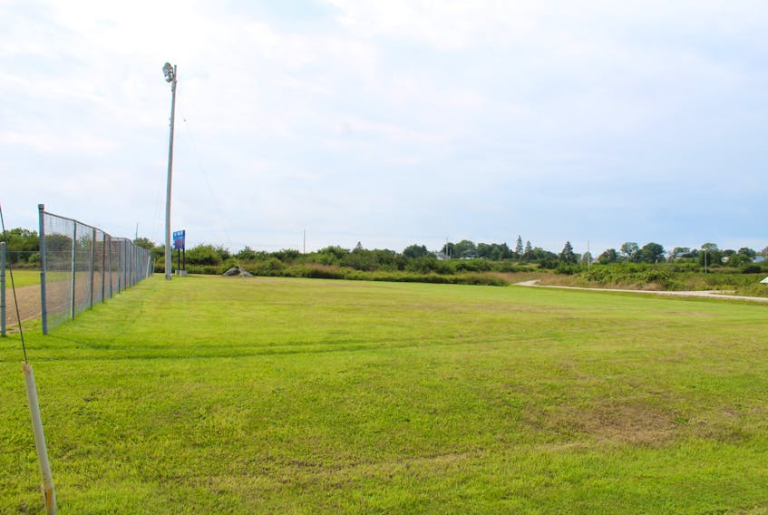 Land located between the Mariners ballfield in the Broadbrook Recreation Park and the Broadbrook trail is being considered by the Yarmouth Dog Park committee.
