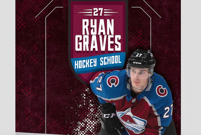 Ryan Graves hockey school July 15-19 in Yarmouth.