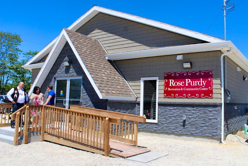 The Rose Purdy Recreation & Community Centre on the Acadia First Nation reserve in Yarmouth was officially opened Friday, July 20.