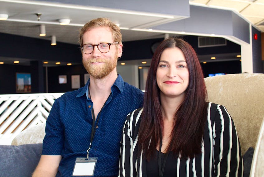 Struan Sutherland and Nicole Steeves, Halifax-based filmmakers, were in Yarmouth for this past weekend’s Y-Con gaming and comics event, where two of their films were screened. (Steeves is a former Yarmouth resident.)