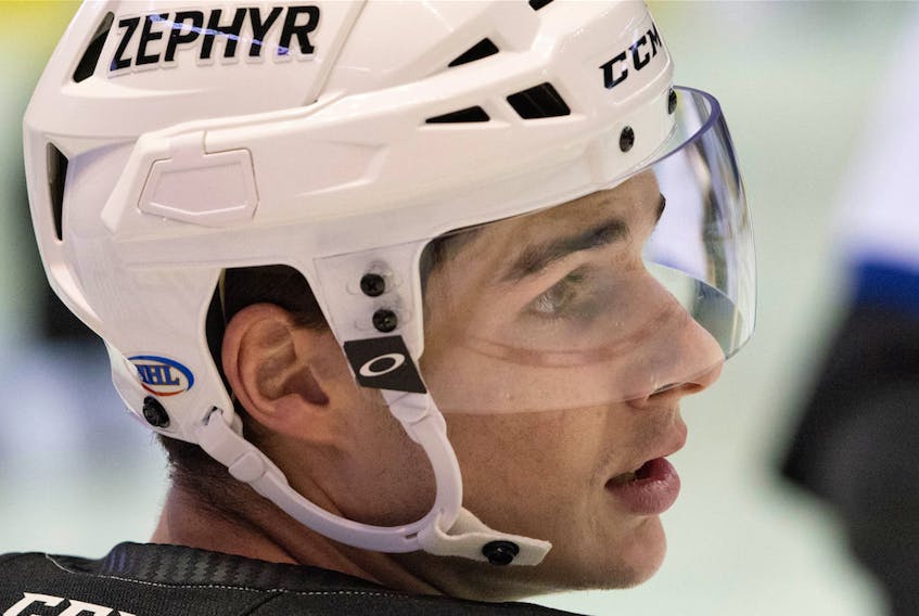 Yarmouth's Ryan Graves. PHOTO FROM GRAVES BIO PAGE ON COLORADO EAGLES WEBSITE.