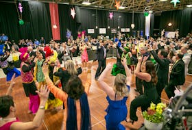 Twenty guests were invited to join the Maritime Bhangra dancers on the floor after their presentation. SHAWN BOURQUE PHOTO