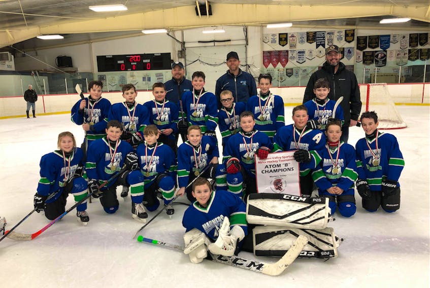 The Pink Star Barro Atom A Mariners won the Western Valley Spartans Minor Hockey Tournament held in Middleton Jan. 26-27.