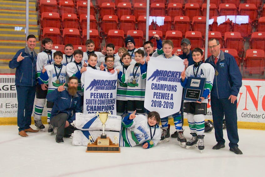 The Yarmouth GPK Refrigeration Peewee A Mariners won the Hockey Nova Scotia Peewee A provincial championship at the annual Day of Champions. 
TEAM IMPACT SPORTS FOTOS