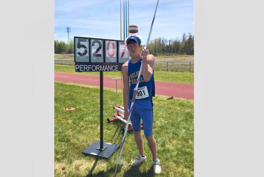 Taylor Goodick of Shelburne County will compete in javelin at a national track and field meet happening in Manitoba in August.