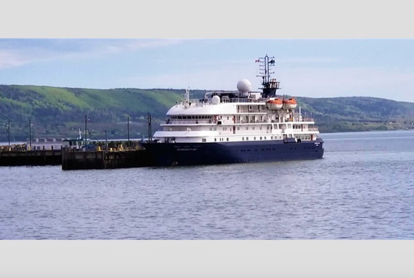 The cruise ship MV Hebridean Sky visited Digby on May 28.