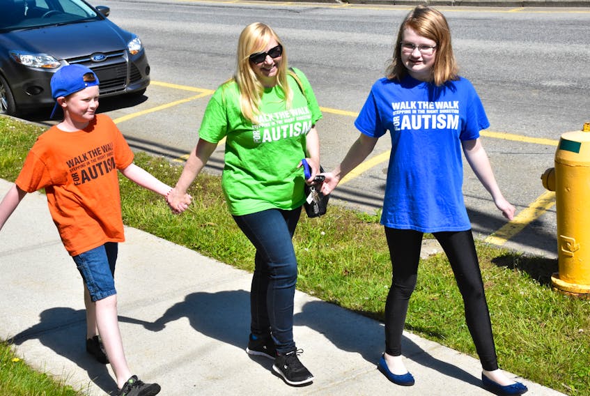 The 2018 Walk the Walk for Autism was held in Yarmouth on June 16. The fundraising walk raised $16,107. TINA COMEAU PHOTO