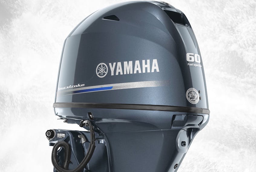 An outboard motor like this one was among the items stolen from Atlantic Recreation in Mount Pearl. — Yamaha Canada
