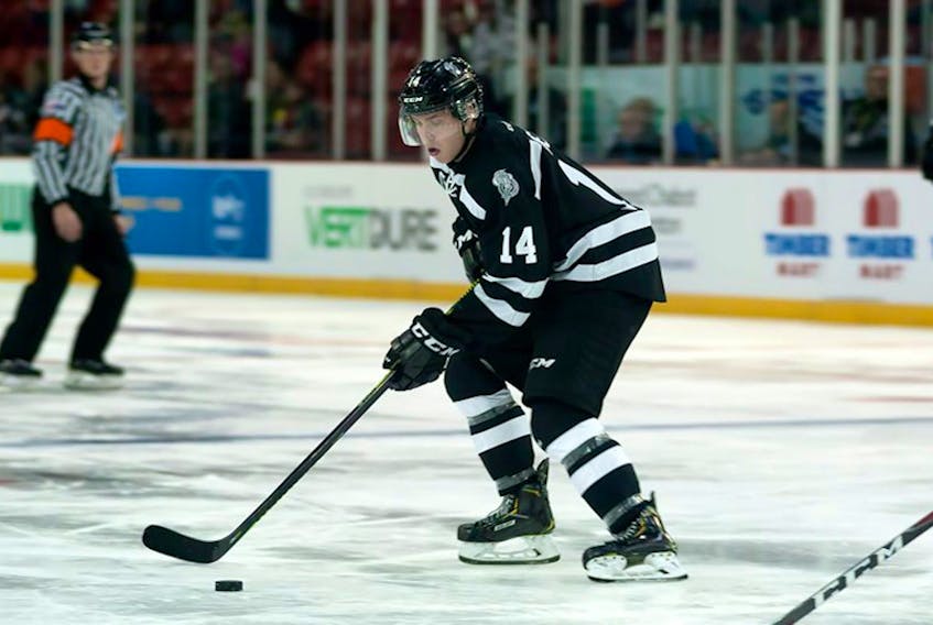 Gatineau Olympiques rookie Zach Dean will play for one of three Canadian entries at the World Under-17 Hockey Challenge in Alberta and Saskatchewan early next month. — Gathineau Olympiques photo/Facebook