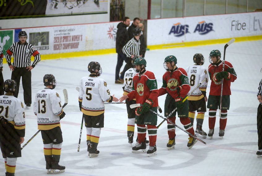 The Charlottetown Bulk Carriers Knights hosted the Kensington Monaghan Farms Wild in major midget hockey action Saturday at MacLauchlan Arena.