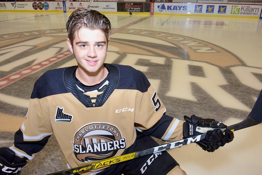 Lukas Cormier is looking to build on a strong rookie season with the Charlottetown Islanders.