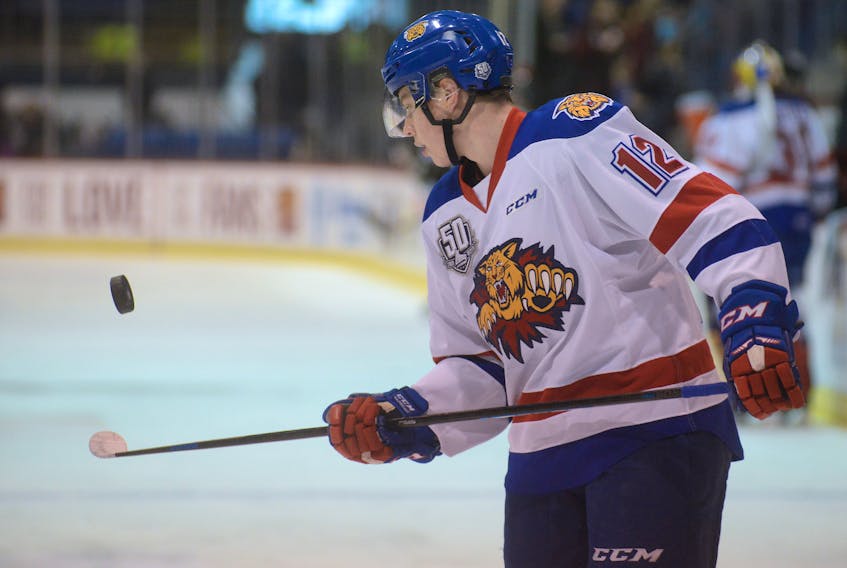 Jeremy McKenna plays for the Moncton Wildcats of the Quebec Major Junior Hockey League.