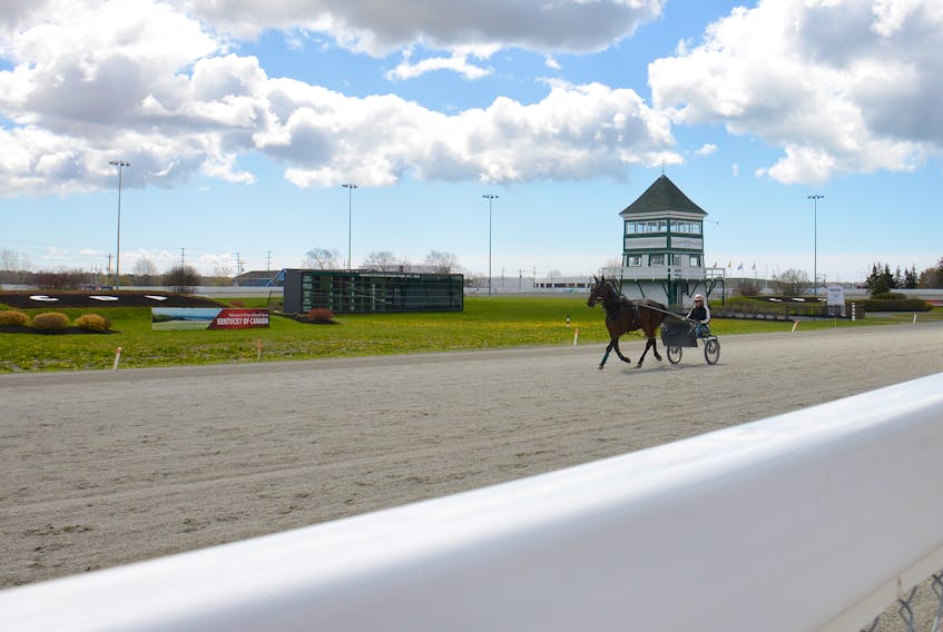 It was a sunny, but windy day at Red Shores at the Charlottetown Driving Park Friday, May 18.