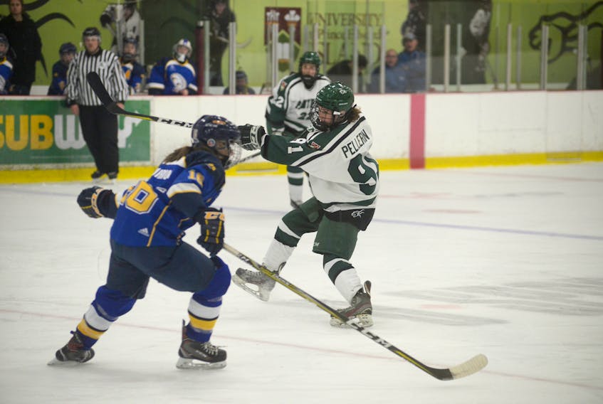 UPEI Panthers hosted the Université de Moncton Aigles Bleues Wednesday in Atlantic University Sport women's hockey action at MacLauchlan Arena.