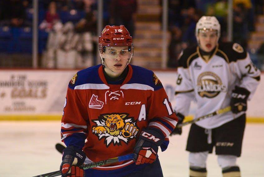 Jeremy McKenna is in his second season with the Moncton Wildcats.