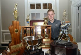 Matthew Welsh earned the lion’s share of the hardware at the Charlottetown Islanders fan choice awards.