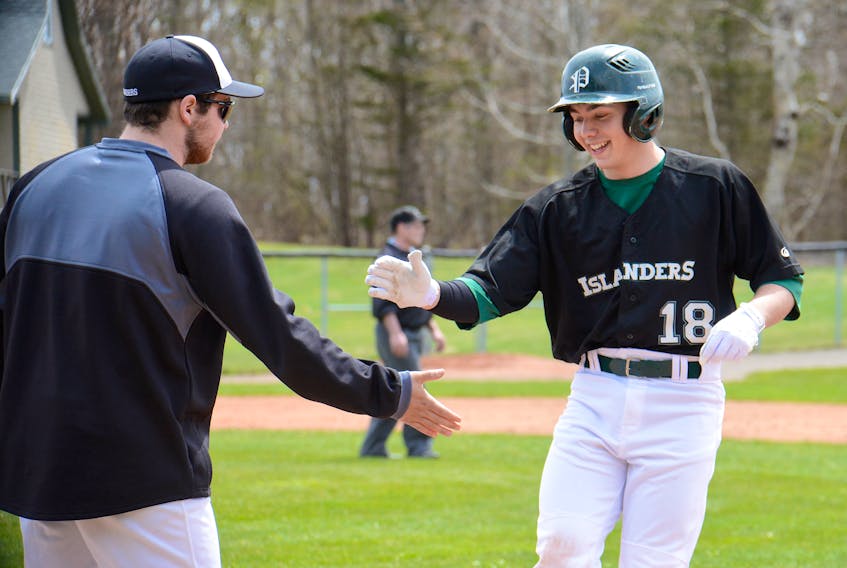 The P.E.I. Junior Islanders hosted the Chatham Ironmen for their first games of the New Brunswick Junior Baseball League regular season Sunday at Memorial Field.