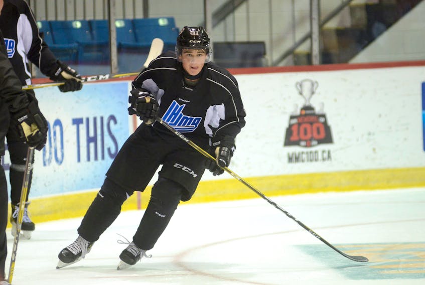 The Charlottetown Islanders practised Tuesday at the Eastlink Centre. The squad begins the Quebec Major Junior Hockey League regular season Friday, Sept. 21, on home ice.