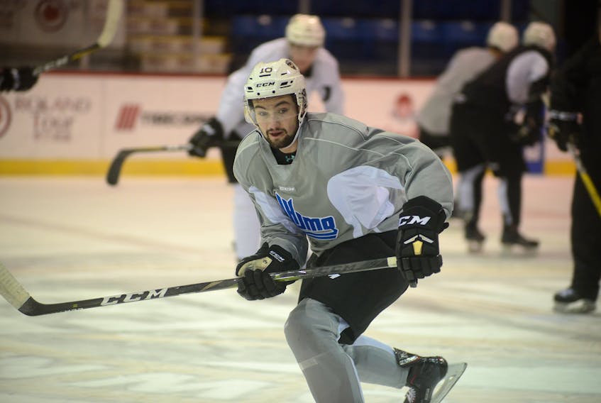Jordan Maher has fit in well with the Charlottetown Islanders since being acquired in a December trade with the Halifax Mooseheads.