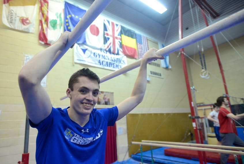 Cameron Davis has been an Island Gymnastics Academy athlete for five years. His favourite event is the horizontal (high) bar.
