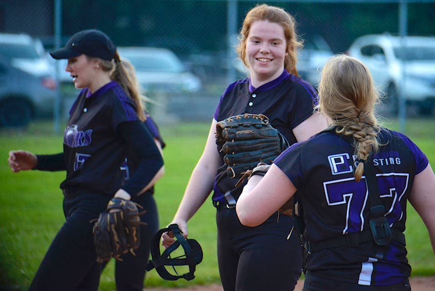 Recent action from the Island Female Fastpitch League at City Diamond in Charlottetown.