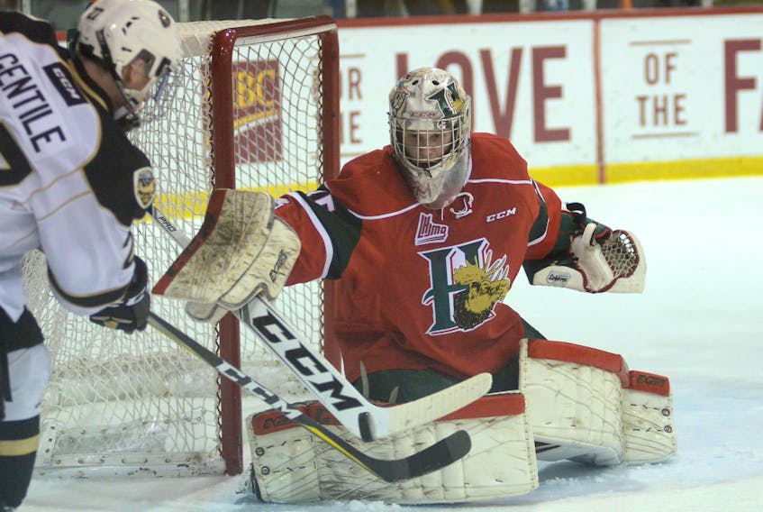 The Charlottetown Islanders hosted the Halifax Mooseheads Friday in Quebec Major Junior Hockey League action at the Eastlink Centre.