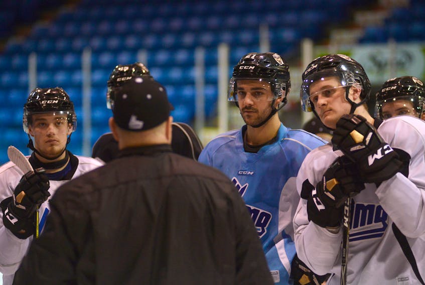The Charlottetown Islanders practised Tuesday in preparation for their Quebec road trip.