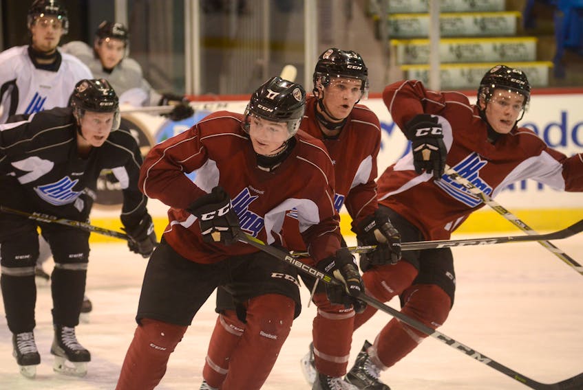 The Charlottetown Islanders practised Tuesday in preparation for their Quebec road trip.