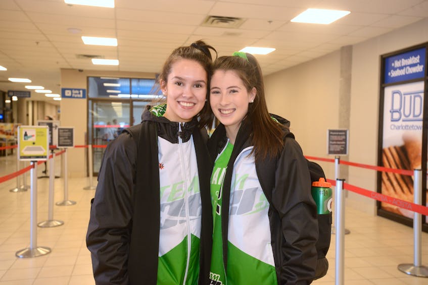 Team P.E.I. left the Charlottetown Airport for the Canada Games in Red Deer, Alta., Thursday morning.
