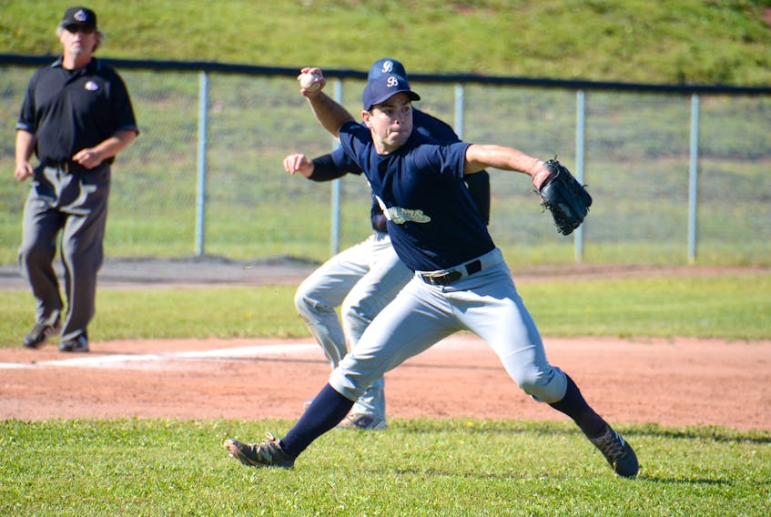 The Alley Stratford Athletics hosted the Northside Gill Construction Brewers Sunday in Game 3 of the Kings County Baseball League final at MacNeill Field.
