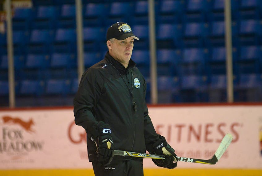 Jim Hulton is the head coach of the Charlottetown Islanders.