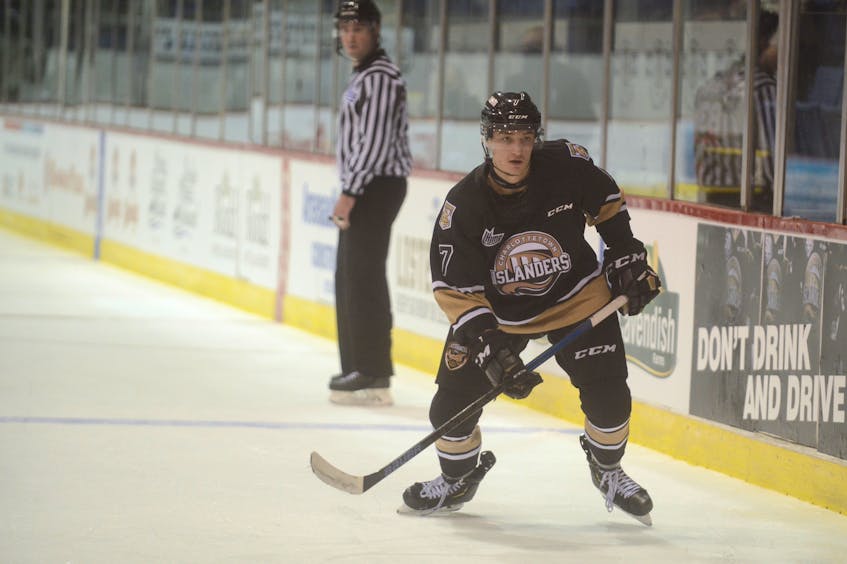 Charlottetown Islanders' blue-liner Oscar Plandowski, a smooth-skating defenceman from Halifax, is ranked as a B prospect on NHL Central Scouting on its players to watch list for the 2021 draft.