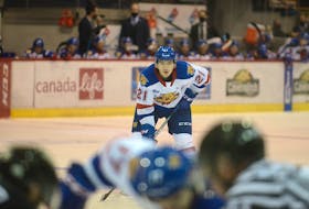 Cornwall's Jordan Spence is in his third season with the Quebec Major Junior Hockey League's Moncton Wildcats.