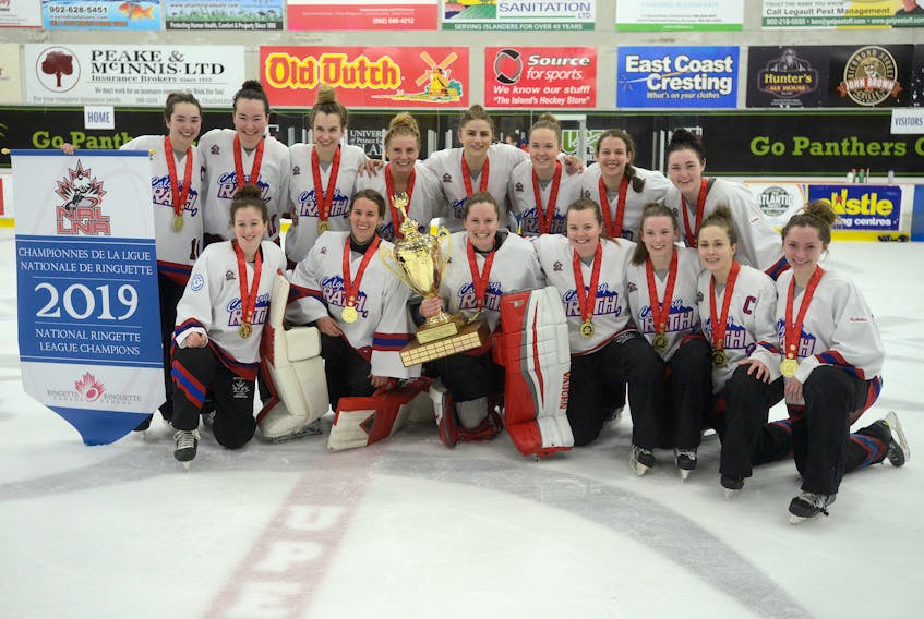 Calgary Rath won the National Ringette League championship Saturday at MacLauchlan Arena as part of the Credit Union Canadian Ringette Championships.