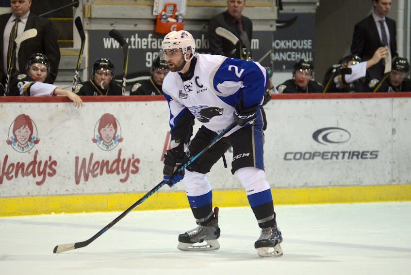 Bailey Webster is playing his final season of junior hockey with the Saint John Sea Dogs.