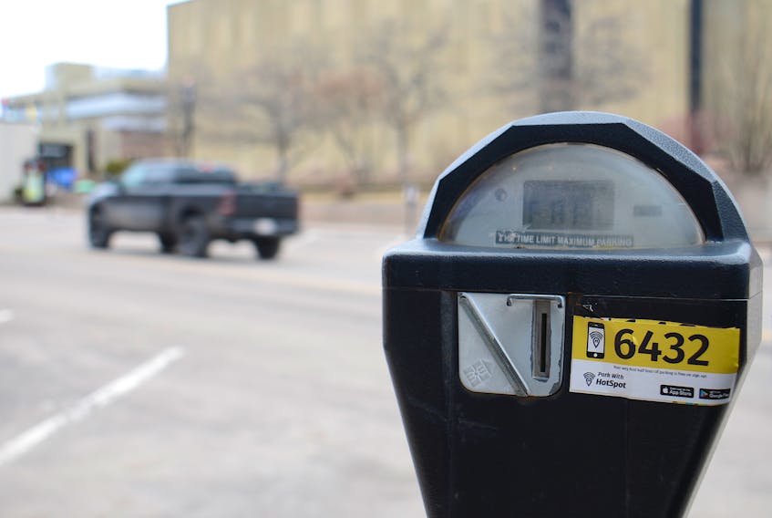 People have to pay to park in downtown Charlottetown.