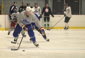 Ross Johnston is motivated to earn his spot with the New York Islanders as the on-ice component of training camp begins today. He skated with other Island pros, university and major junior players this summer in Pownal.