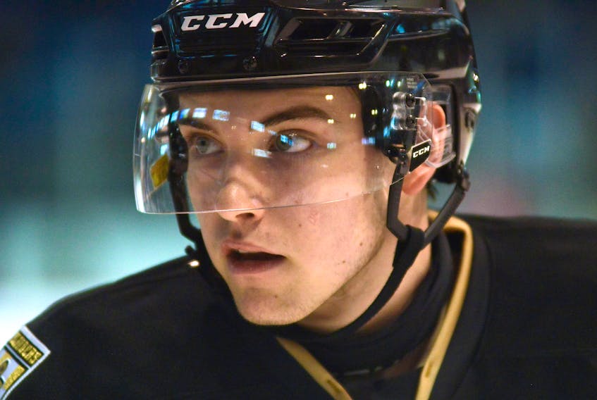 Brett Budgell is a rookie with the Charlottetown Islanders.