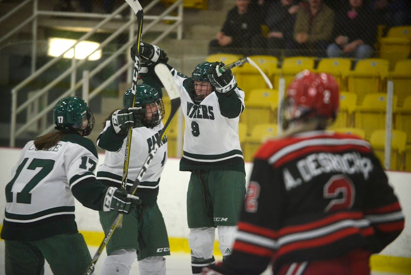The UPEI Panthers hosted the UNB Varsity Reds in Atlantic University Sport women's playoff hockey action Sunday at MacLauchlan Arena.