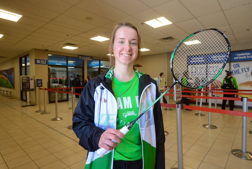 Sam Lawther is a badminton player from Stratford who is part of Team P.E.I. for the Canada Games in Red Deer, Alta.