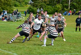 The Hunter's Ale House Mudmen hosted Enfield R.F.C. Saturday at Co-op Field in Rugby Nova Scotia division 2 semifinal action.