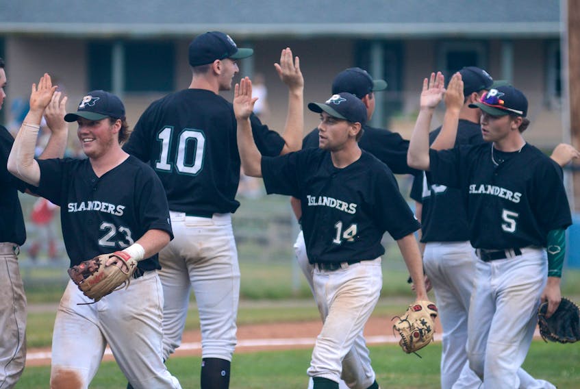 The P.E.I. Junior Islanders defeated the Chatham Ironmen 4-1 Monday to tie their best-of-five New Brunswick Junior Baseball League semifinal at one game apiece.