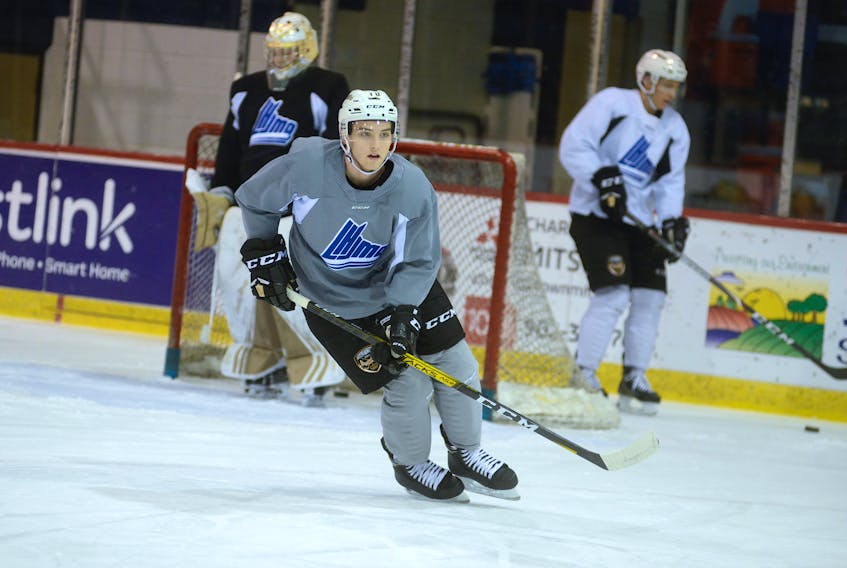 Forward Brett Budgell is in his third season with the Charlottetown Islanders.