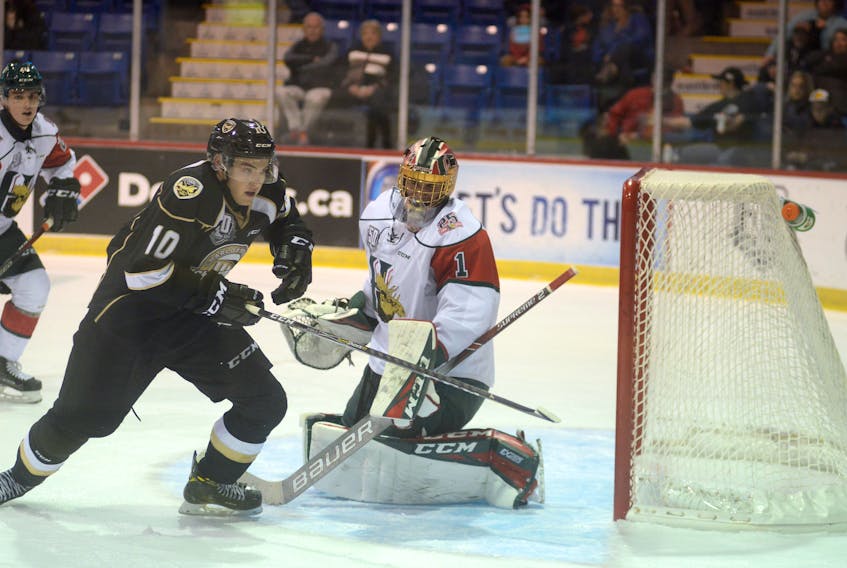 The Charlottetown Islanders hosted the Halifax Mooseheads Thursday in Quebec Major Junior Hockey League action.