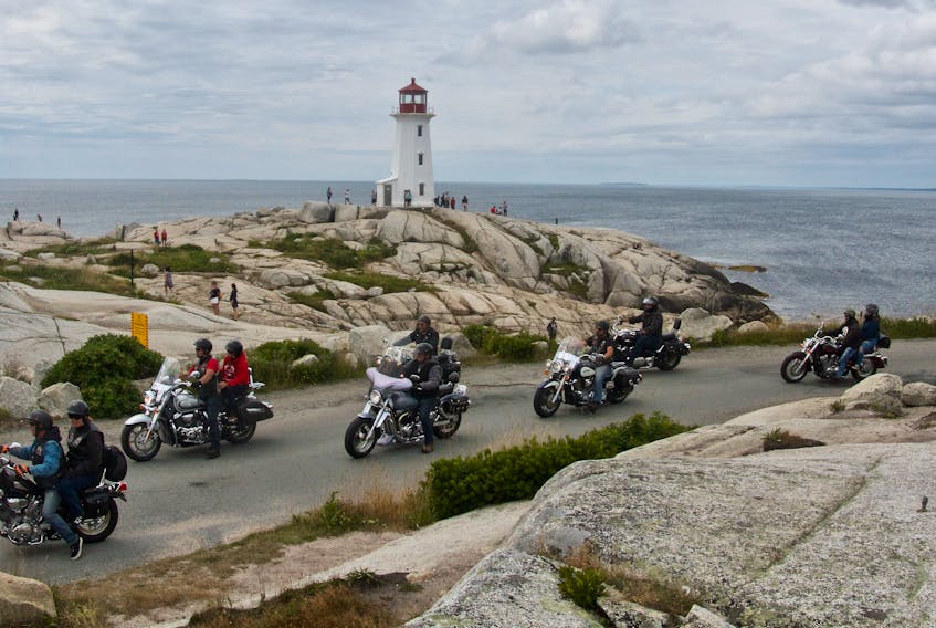 A stream of motorcycles led a long procession from Chester to Peggys Cove on Saturday. Hundreds of participants honoured the victims of the shooting and arson rampage in April that killed 22 people.