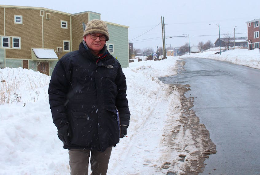 St. John's Centre NDP incumbent Jim Dinn says Buckmaster's Circle tenants should have been offered more than electric space heaters by the Newfoundland and Labrador Housing Corp. — Andrew Waterman • The Telegram