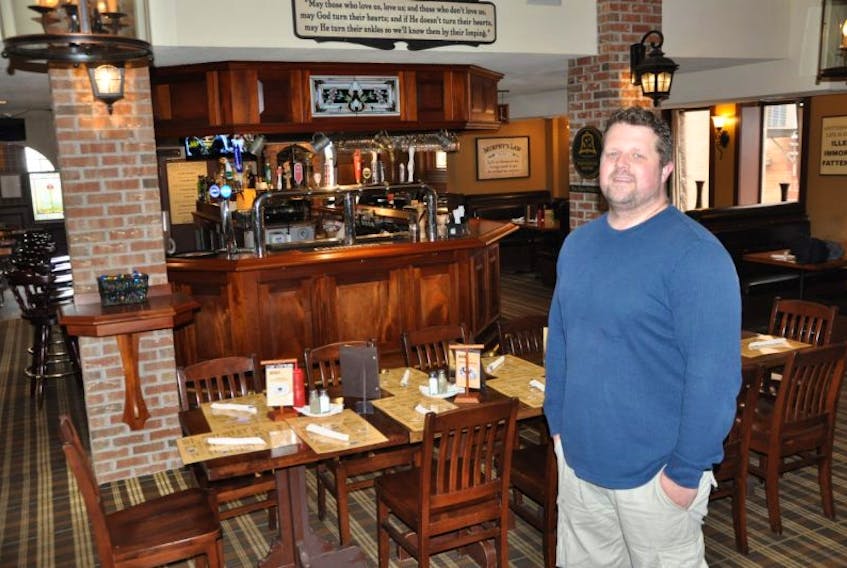  Kings Arms Pub by Lew Murphy’s owner Joey Murphy started planning for his first Apple Blossom Festival as the owner of the pub on Kentville’s Main Street well in advance. 