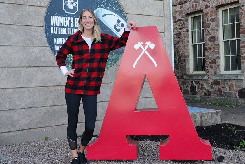 Acadia Axewomen assistant volleyball coach Vanessa Chorkawy was one of 18 participants in the inaugural U Sports female apprenticeship program. Contributed