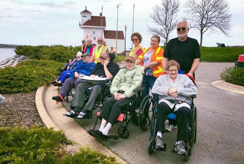 The parade marshals for this year’s Privateer Days Lions Grand Street Parade will be the Happy Wheelers Club from Queens Manor. The residents of Queens Manor can be seen wheeling around town with volunteers.