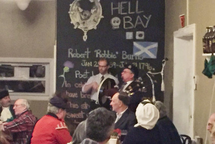 For the second year, the Hell Bay Brewery Company will be hosting a Robbie Burns dinner on Jan. 25 featuring haggis, neeps and tatties. Tickets are on sale now for $15 each.